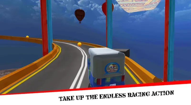 Mega Rikshaw Extreme Impossible Stunts 3D v1 screenshot 2
