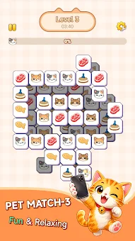 Meow Match: Cat Tile Puzzle screenshot