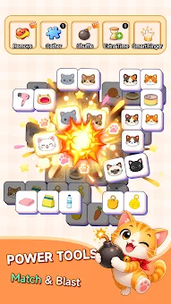 Meow Match: Cat Tile Puzzle screenshot