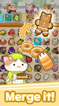 Merge Cat Cafe : Coffee cat screenshot