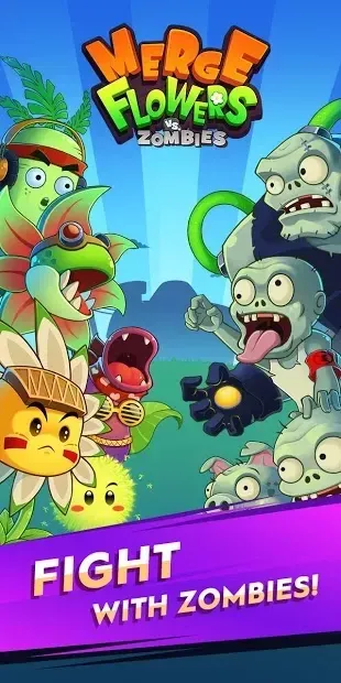 Merge Flowers vs. Zombies screenshot 2