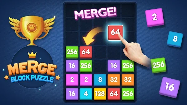 Merge Games - 2048 Puzzle screenshot