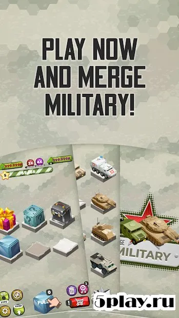 Merge Military Vehicles Tycoon - Idle Clicker Game screenshot 4