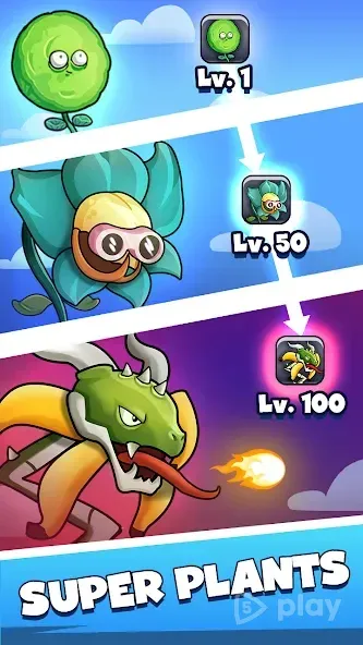 Merge Plants: Zombie Defense 1.8.3 screenshot 1