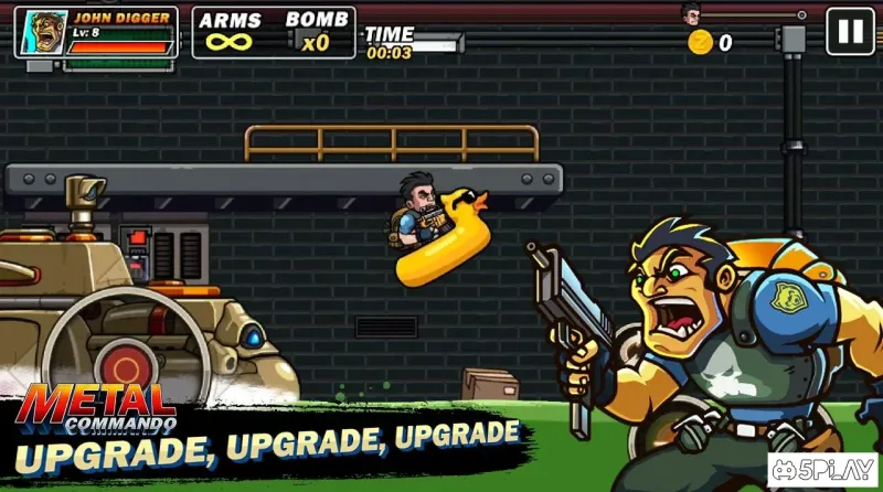 Metal Commando 2D Platform Squad Metal Shooter v45 screenshot 4