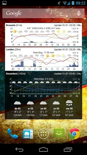 Meteogram Weather Widget - Donate version 2.3.19 screenshot 4