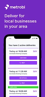 Metrobi Driver screenshot