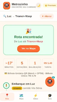 Metrozinho São Paulo screenshot