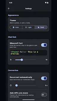 MineChat screenshot
