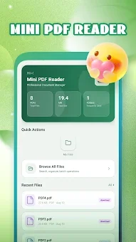 Mini PDF Reader screenshot