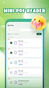 Mini PDF Reader screenshot