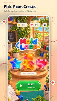 Mold Loop: Color Fill Puzzle screenshot