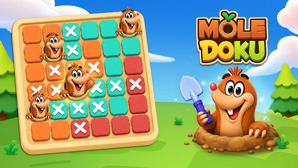 Moledoku - Brain Puzzle Game screenshot