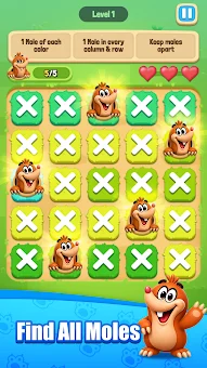 Moledoku - Brain Puzzle Game screenshot