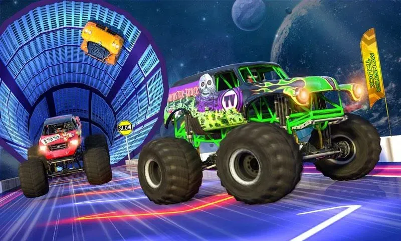 Monster truck мега рампа трюки экстремальные 2020 v1.35 screenshot 3