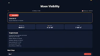 Moon visibility screenshot