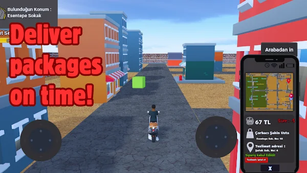 Moto Courier Simulator 3D screenshot