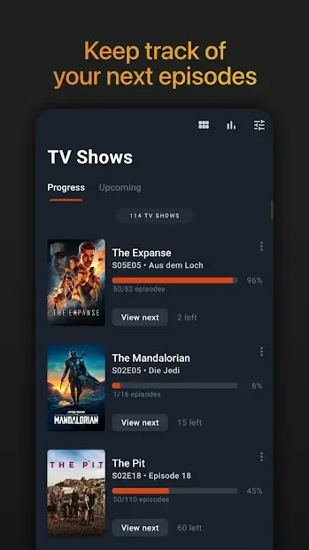 Moviebase: Manage Movies & Series, Track TV Shows 5.3.15 screenshot 4