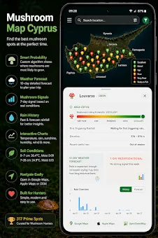 Mushroom Map Cyprus screenshot