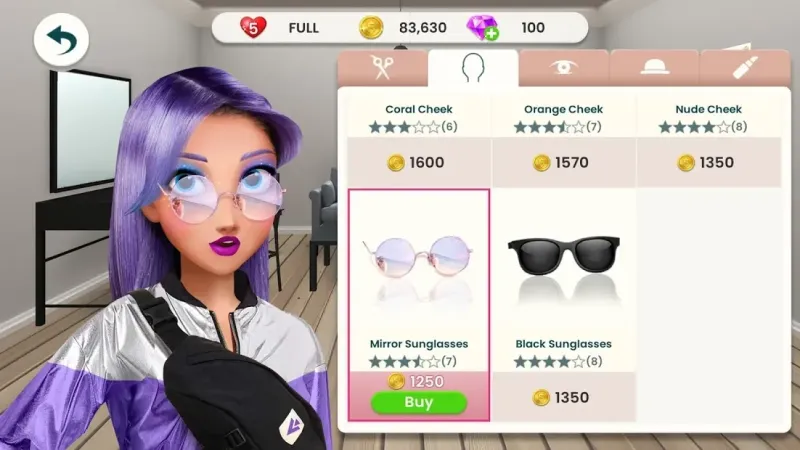 My First Makeover: Stylish makeup & fashion design 1.2.2 screenshot 3