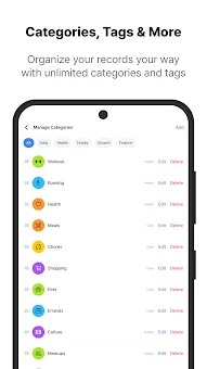 My Record: Log & Stats screenshot