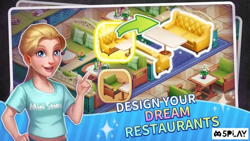 My Restaurant Empire - 3D Decorating Cooking Game 1.0.5 screenshot 3
