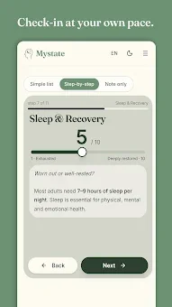 Mystate: Track your well-being screenshot