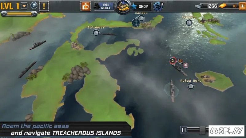 Naval Warship: Pacific Fleet 1.9 screenshot 4