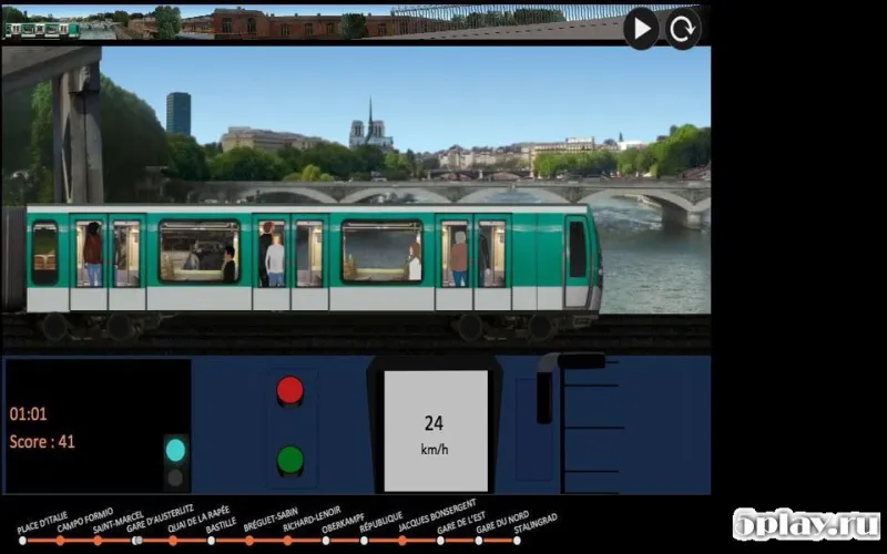 Симулятор метро Парижа screenshot 3