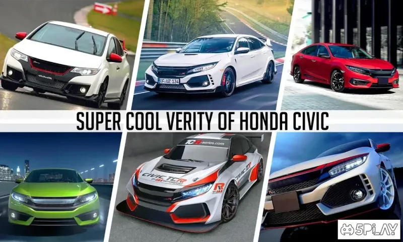 Симулятор дрифтинга и вождения: игра Honda Civic 1.9 screenshot 2