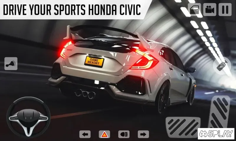 Симулятор дрифтинга и вождения: игра Honda Civic 1.9 screenshot 4