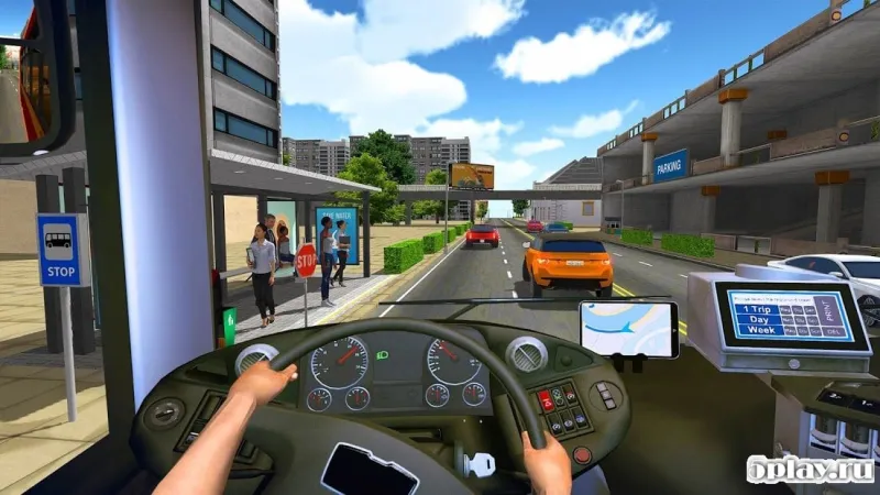 Симулятор шины 2018: городское вождение - Bus Sim 2.6 screenshot 1
