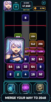 Neko Driver 2048 screenshot