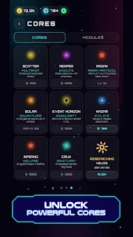 Neon Core - Idle Tower Defense screenshot