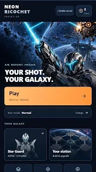 NEON RICOCHET: Arcade Shooter screenshot