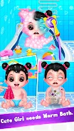 Newborn girl babysitter care screenshot