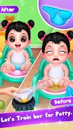 Newborn girl babysitter care screenshot