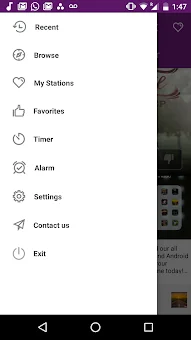 Nobex Radio screenshot