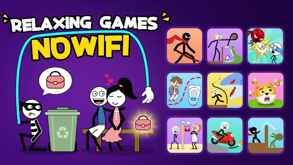 NoWiFi - Relaxing Arcade Games screenshot