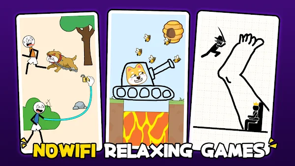 NoWiFi - Relaxing Arcade Games screenshot