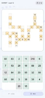 Number Cross: Math Puzzle screenshot