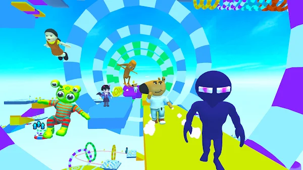 Obby Parkour: Mini Games screenshot