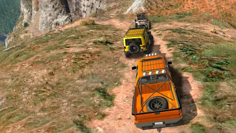 Offroad Car Driving 4x4 Jeep Car Racing Games 2021 v1.9 screenshot 2