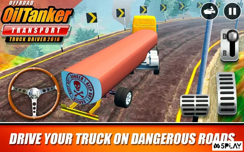 Offroad Oil Tanker Transport Truck Driver 2018 screenshot 1