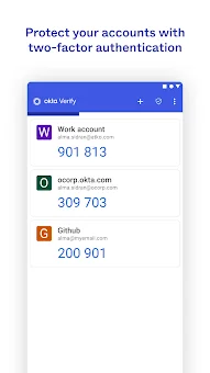 Okta Verify screenshot