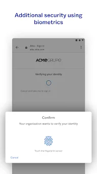 Okta Verify screenshot