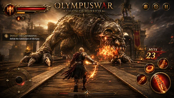 OLYMPUSWAR : Chain Of Warrior screenshot