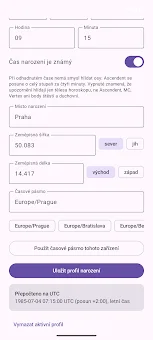 On-line Astrology screenshot
