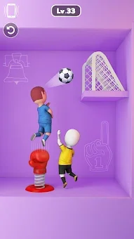 One Shot Soccer: Swipe & Score screenshot