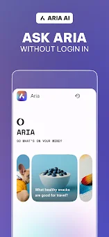Opera browser beta with AI screenshot